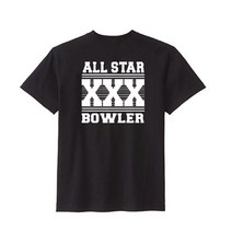 볼링 티셔츠 All Star XXX Bowler 볼링티 핀 메쉬 드라이 라운드 면 반팔티 단체복 팀복 제작