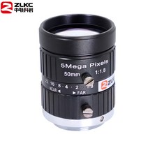 가성비 좋은 C-마운트 렌즈 50mm 저 왜곡 CCTV 5MP HD F1.8 5 메가 픽셀 머신 비전 수동 조리개 FA 산업용, 한개옵션0