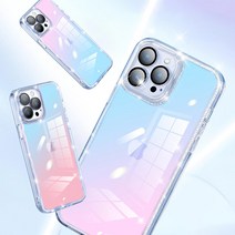 아이폰 13 12 pro max 프로 맥스 시크릿 그라이데션 심플 카메라 렌즈 보호 반투명 슬림 하드 젤리 케이스