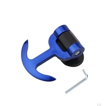 차량견인고리 승용차견인고리 모든 스타일 범용 ABS 자동차 범퍼 시뮬레이션 견인 후크 스티커 장식 키트, 06 blue