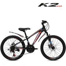 케이투바이크 MTB 자전거 덱스터 24인치 주니어 초등학생 21단 디스크 조립별도, 덱스터D 24인치 매트블랙+오렌지, 미조립, 덱스터D 24인치 매트블랙+오렌지