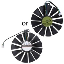 ASUS RX580 RX570 RX 용 그래픽 카드 팬 470 95mm 라디에이터 팬 유체, 하나의