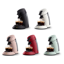 필립스 센세오 오리지널 플러스 파드 커피머신 Philips Senseo Original Plus Pod Coffee Maschine CSA210/60 5종 독일직구, 레드