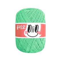 울클럽 올리오 뜨개실 70g 1볼, 746 에메랄드그린, 1개