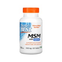 닥터스베스트 OptiMSM이 포함된 MSM 1500mg 120정