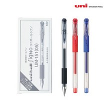 유니 중성펜 시그노 0.5mm UM-151, 블랙, 30개