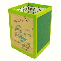사각 민화필통 만들기 (초충도)