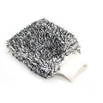 26x20cm 부드러운 자동차 청소 장갑 울트라 소프트 미트 마이크로 화이버 매드니스 워시 미트 건조하기 쉬운 자동 디테일링 세차 ​​미트, 02 Black