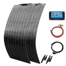 300w 200w 100w etfe solar panel 12v kit complete photovoltaic battery charger home system for car bo, 협력사, ETFE 200W 키트