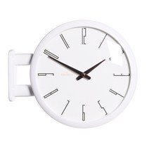 타임데코 양면시계 벽시계 양면 시계 벽걸이 월클락, 5.모던 더블 A6(WH)