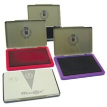 매표/스탬프패드 특대/수성, 적색, 1개