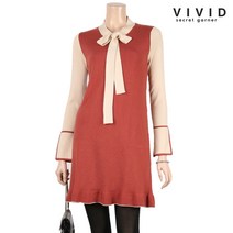 VIVID SG VIVID SG 소매디테일 니트 원피스