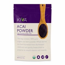 Kiva 유기농 아사이 베리 파우더 113.4g