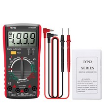 Youmine ANENG DT9205A 디지털 멀티미터 AC/DC 트랜지스터 테스터 전기 NCV 테스트 미터 전문 아날로그 자동 범위 레드
