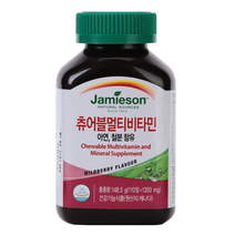 자미에슨 츄어블 멀티비타민 앤 미네랄, 110정, 4개