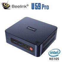 미니PC 데스크탑 고사양 Beelink u59 pro windows 11 인텔 셀러론 n5105 ddr4 8gb 256gb 1000m wifi5 bt4.0 게임 컴퓨터 vs s, n5105용 u59, 영국, 16기가바이트 256기가바이트