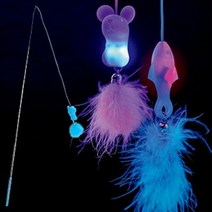 고양이낚시장난감 D17 우쭈쭈 LED 고양이 낚시대 종류선택, 옵션1:마우스