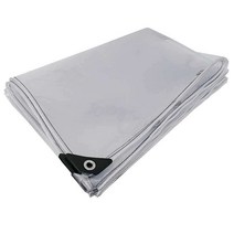 투명 방수 천 PVC 천막 야외 발코니 방풍 포장마차, 일반 4코너 강화 코너 로프 배송 1.8x2m