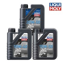 리퀴몰리 오토바이 바이크 엔진오일 4T 스트릿, 4T 스트릿 10W-40(1000ml), 1개
