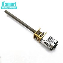 기어박스 모터 기어박스 베벨 기어박스Bringmart-나사산 샤프트 M4 55mm DC 기어 모터 15/30/50/60/100/20, 12V 100rpm