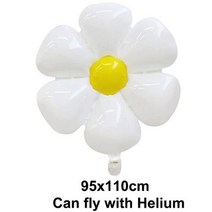 대형 3D 갈색 생일 축하 곰 풍선 호일 베이비 샤워 장난감 어린이 소년 소녀 파티 용품 1 개, As shown, Daisy balloon