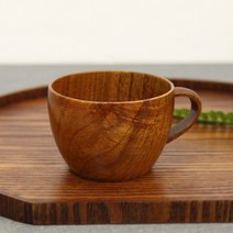 모쿠 옻칠 원목 머그컵 / 핸드메이드 우드 머그 캠핑컵