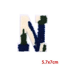 3색 스플라이싱 글자 패치 스팽글 의류 가방용 철 액세서리 알파벳 아플리케, 14 N