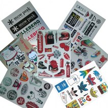 캠핑 감성 스티커 쿨러 캐리어 노트북캠핑 낚시 등산 레저 스포츠, 스티커 - 반스