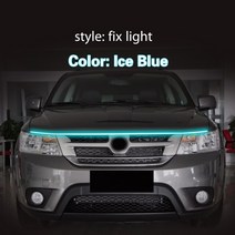 피아트 프리몬트 2012-2014 DRL 안개 램프 장식 방수 유연한 주변 대 한 1pcs LED 주간 실행 빛, 02 Ice Blue_01 60cm