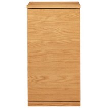 무인 양품 목제 캐비닛 나무 문·슬림 오크재 폭 44×깊이 44×높이 83cm 82218923