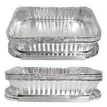 롯데알미늄 무공해 은박도시락B 5개입 10개입 은박 도시락 김밥 일회용, ( 10개입 )
