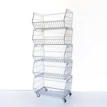 매대인 점볼박스 진열대 HS-500/HS-500-1~HS-500-4, 03.뉴점볼박스(600)/1단/바퀴없음