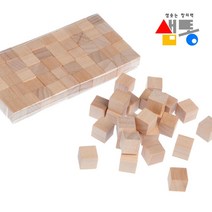 샘통 쌓기나무 1cm 50p(비취우드)/정육면체 큐브 정육면체 _ 6501209EA