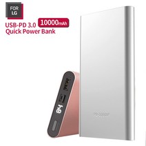 FL모바일 LG G7 패스트차지 보조배터리 15W, 실버, FL모바일 PD 3.0 보조배터리