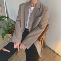남자정장대여 턱시도 남성정장 장례식정장 남자 예복 결혼식남자하객룩 맞춤정장 셋업수트 mrcyc 가을 남성 캐주얼 스몰 슈트 어 버전 트렌드 싱글 슈트 러피언 잘생긴 루스 탑
