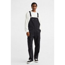 H&M 에이치앤엠 릴렉스드 핏 점프수트 오버롤 멜빵 바지 121899, L
