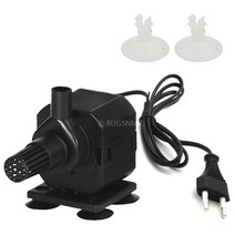 어항 수중 모터 펌프 + 전선 정리기 2개 세트 ( 수족관 수조 모터 ), 7w