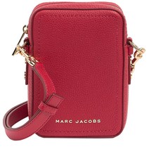 마크제이콥스 Marc Jacobs Phone Leather Pouch North South 미니 Cross바디 ~NWT~ Savvy Red 118268