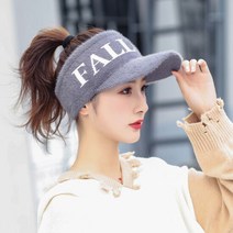 폭신한 겨울 방한용 팔로우 골프썬캡, 단품