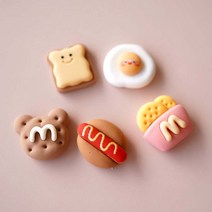 [올리브덴] 데코덴파츠 진저맨 쿠키시리즈 탑로더꾸미기 재료 탑꾸파츠, m비스킷
