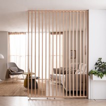 코세드 듀크 가벽 우드 파티션 스트라이프 주거 사무실 공간분리 칸막이 셀프 인테리어, 화이트_512 | 바닥에서 천장까지 실측사이즈 확인후