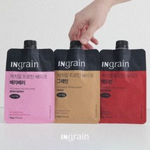 인그레인 캐치밀 프로틴쉐이크 - 단백질음료 선식 파우더 맛있는 한끼 식사대용 40g x 5ea (봉), 레드빈5봉