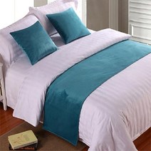 유럽 스타일 럭셔리 벨벳 침대 2 개 콘솔 데코 주방소품 테이블, 50x240cm Bed Runner, 03