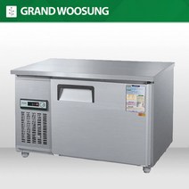 우성 테이블 냉장고 1200 올냉장 업소용 CWS-120RT, 내부스텐, 아날로그, 좌측