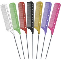 Y.S.PARK/와이에스박/YS-102/쇠/철꼬리빗/빗/TailCombs, 1개, YS-102 (블랙)