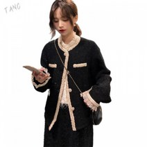 봄 가을 여성 정장자켓 캐주얼 트위드 자켓