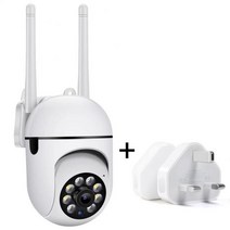 아파트현관cctv 코멕스인터폰 도어락720P PTZ 감시 IP 카메라 HD 렌즈 풀 컬러 WIFI 보안 CCTV 야외 실시간, 01 only cam_03 AU 플러그