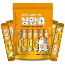 [1+1] 양많은 고양이 짜먹는 간식 냥만츄, 28g, 40개입, 황태