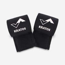 크라토스 손목붕대 보호대 2p 세트, 블랙