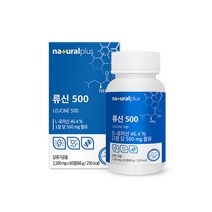 [ 약통 증정 ][ 프리미엄 원료 류신 로이신 ] 근력 근육 운동 단백질 관리 건강 식품, 5개, 60정